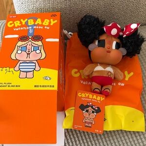 Pop mart crybaby vacation mode on my summer vibe new